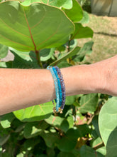 The 7 Chakras Gemstone Bracelets: Apatite and Iolite