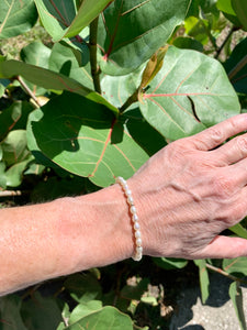 Freshwater Pearls and Gold Bracelet