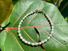 Freshwater Pearls and Gold Bracelet