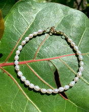 Freshwater Pearls and Gold Bracelet