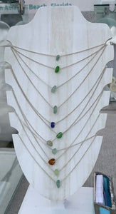 Sea Foam Floating Sea Glass Necklace