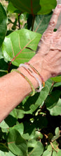 The 7 Chakras Gemstone Bracelets: Tourmaline, Peridot, Moonstone