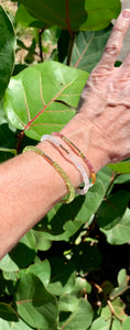 The 7 Chakras Gemstone Bracelets: Tourmaline, Peridot, Moonstone