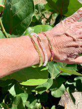 The 7 Chakras Gemstone Bracelets: Tourmaline, Peridot, Moonstone