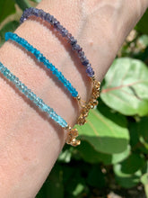 The 7 Chakras Gemstone Bracelets: Apatite and Iolite