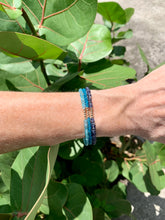 The 7 Chakras Gemstone Bracelets: Apatite and Iolite