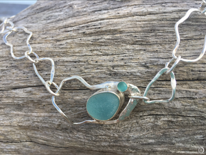 Ripples Sea Glass Necklace