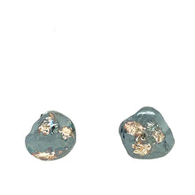 Stormy 18 Karat Gold and Sterling Silver Oyster Shell Earrings