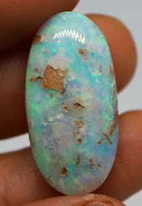 Ocean Sunset Australian Boulder Opal Ring