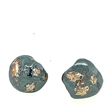 Stormy 18 Karat Gold and Sterling Silver Oyster Shell Earrings
