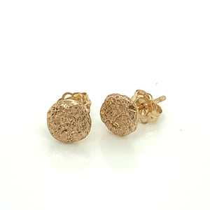 Sea Sand Earrings in 14K Gold