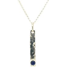Blue Sapphire Sand Bar Necklace