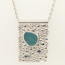 Sea Glass and Bubbles Necklace