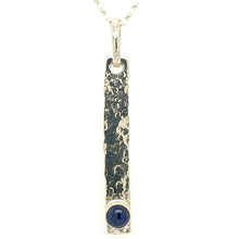 Blue Sapphire Sand Bar Necklace