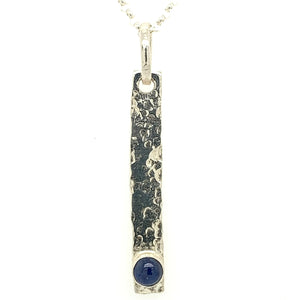 Blue Sapphire Sand Bar Necklace
