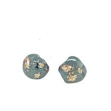 Stormy 18 Karat Gold and Sterling Silver Oyster Shell Earrings