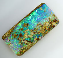 Corrugated Puddles Australian Opal Earrings