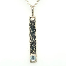 Sky Blue Topaz Sand Bar Necklace