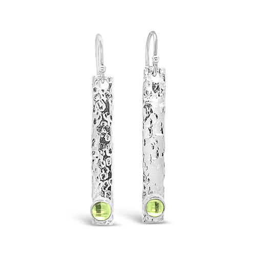 Peridot Sand Bar Earrings