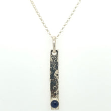 Blue Sapphire Sand Bar Necklace