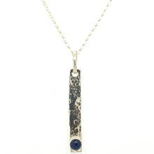 Blue Sapphire Sand Bar Necklace