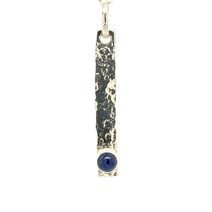 Blue Sapphire Sand Bar Necklace